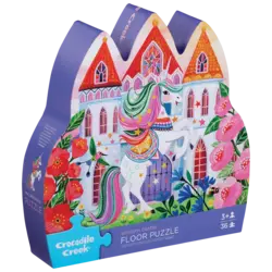 Crocodile Creek | Puzzle Einhornburg 36 Teile