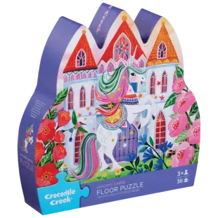 Crocodile Creek | Puzzle Einhornburg 36 Teile