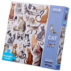 Crocodile Creek | Puzzel Katten 200 Stuks