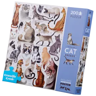 Crocodile Creek | Puzzel Katten 200 Stuks