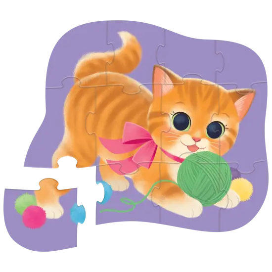 Crocodile Creek Crocodile Creek | Mini puzzle Adorables chatons 12 pièces