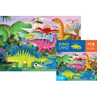 Crocodile Creek | Puzzle Maxi Floor Dinoland 48 pièces