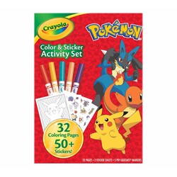 Crayola | Color & Sticker Activity Set Pokémon