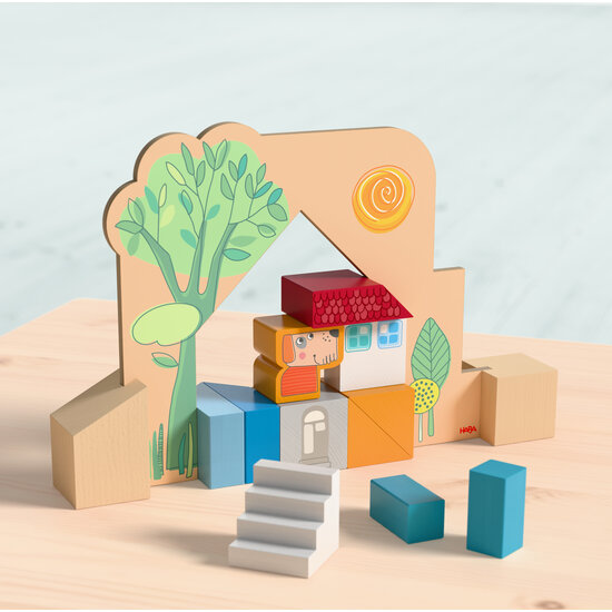 Haba Haba | Jeu d'empilage et de construction « Le plaisir de construire »