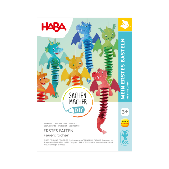 Haba Haba | Kit de bricolage « Premiers pliages » Dragons de feu