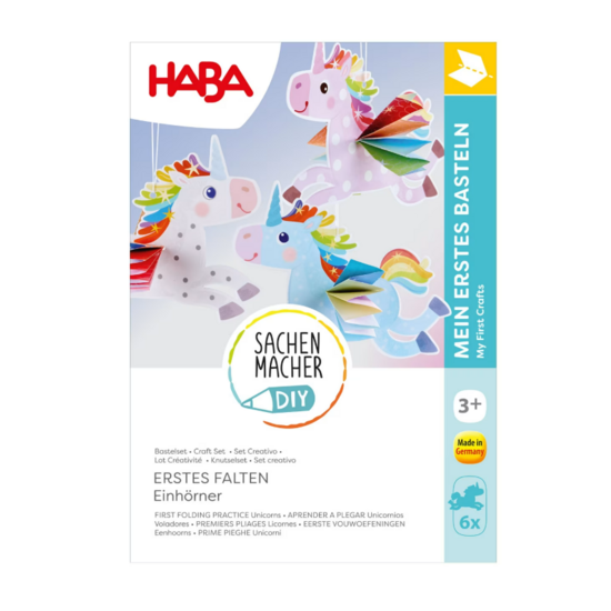 Haba Haba | Bastelset Erste Falt-Einhörner