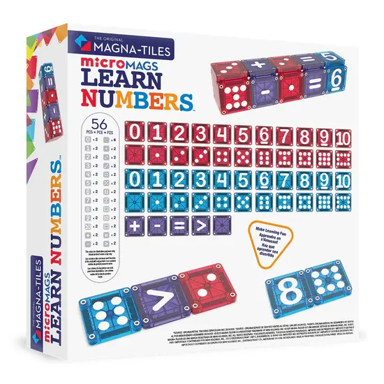 Magna-Tiles Magna-Tiles | Micromags  Learn  Numbers 56-teiliges Set