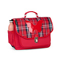Caramel et Cie Caramel & Cie | Medium Boekentas Butterfly Clan Tartan