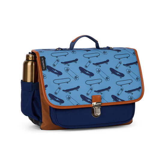 Caramel et Cie Caramel & Cie | School bag Medium Cartable Moyen Blue Skate