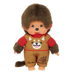 Monchhichi | Jungen-Latzhose mit Hundemotiv, 20 cm