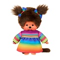 Monchhichi Monchhichi | Fille en robe arc-en-ciel 20 cm