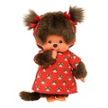Monchhichi Monchhichi | Girl in a Red Dress with Print, 20cm