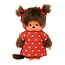 Monchhichi Monchhichi | Girl in a Red Dress with Print, 20cm