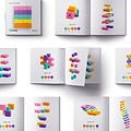 Pixio Pixio | Magnetische Blokken Abstract Series Neon 60  Stuks