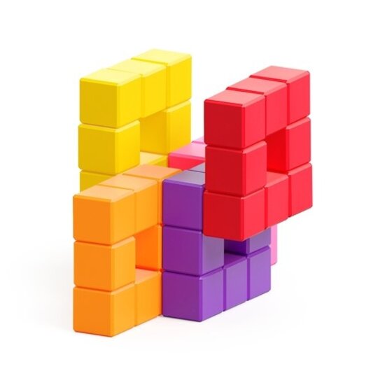 Pixio Pixio | Blocs magnétiques série Abstract Pixoplasma, 60 pièces