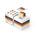 Pixio Pixio | Magnetische Blokken Abstract Series Coffee 60 Stuks