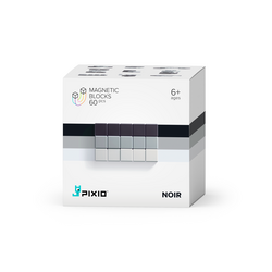 Pixio | Magnetische Blokken Abstract Series Noir 60  Stuks