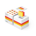 Pixio Pixio | Magnetische Blokken Abstract Series Lava 60  Stuks