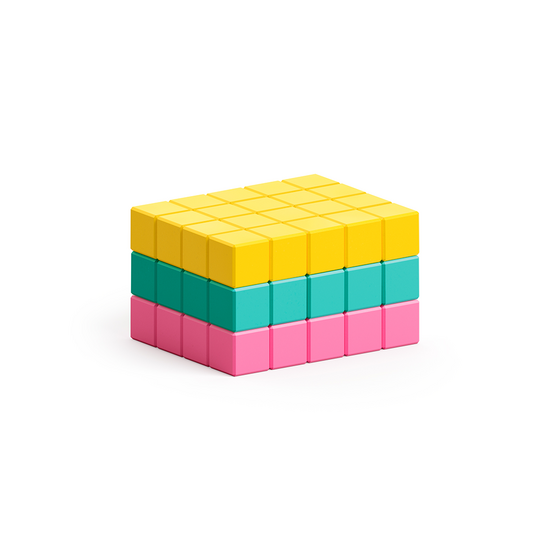 Pixio Pixio | Magnetische Blokken Abstract Series Sweet 60  Stuks