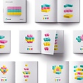 Pixio Pixio | Magnetische Blokken Abstract Series Sweet 60  Stuks