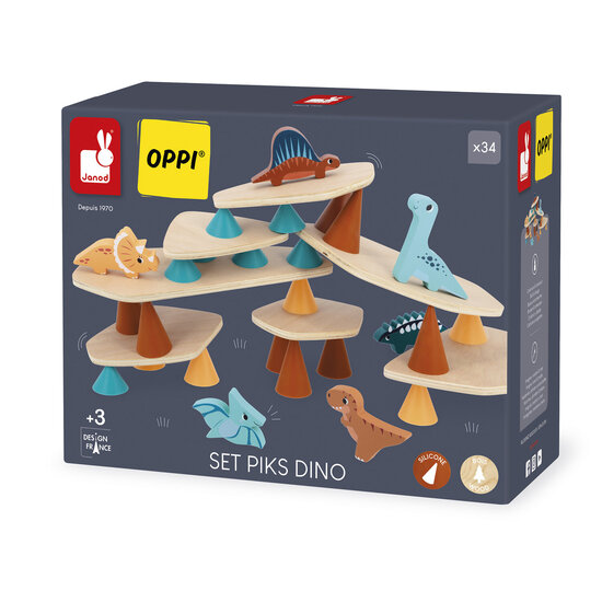 Janod Janod | Dino - Piks Dino Balanceer Spel