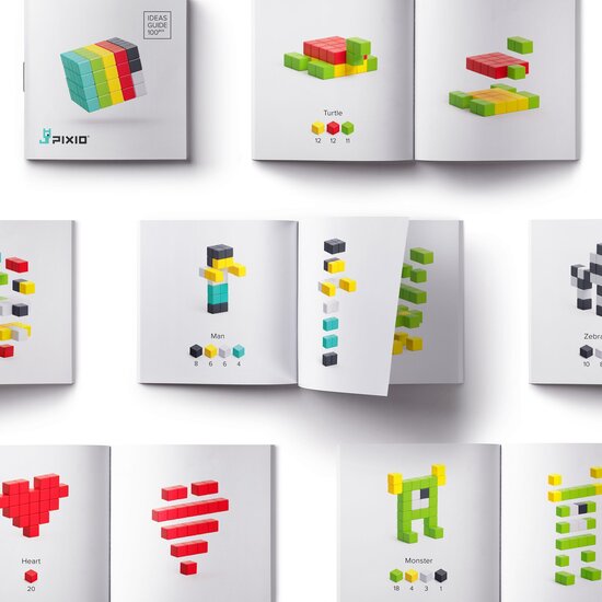 Pixio Pixio | Magnetische Blokken Design Series PIXIO-100 100 Stuks