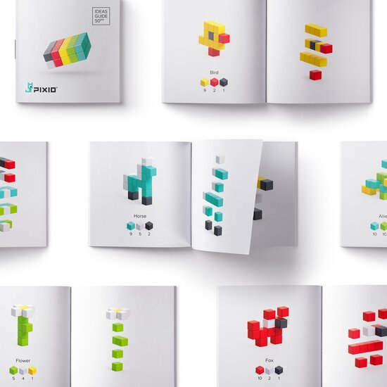Pixio Pixio | Blocs magnétiques Design Series PIXIO-50, 50 pièces