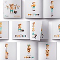 Pixio Pixio | Magnetische Blokken Story Series Happy Family 88 Stuks