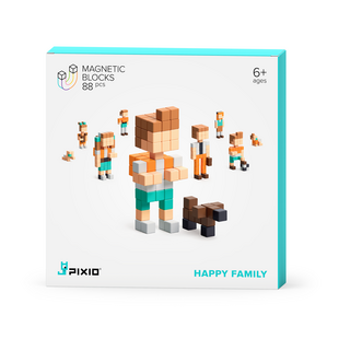 Pixio | Magnetische Blokken Story Series Happy Family 88 Stuks