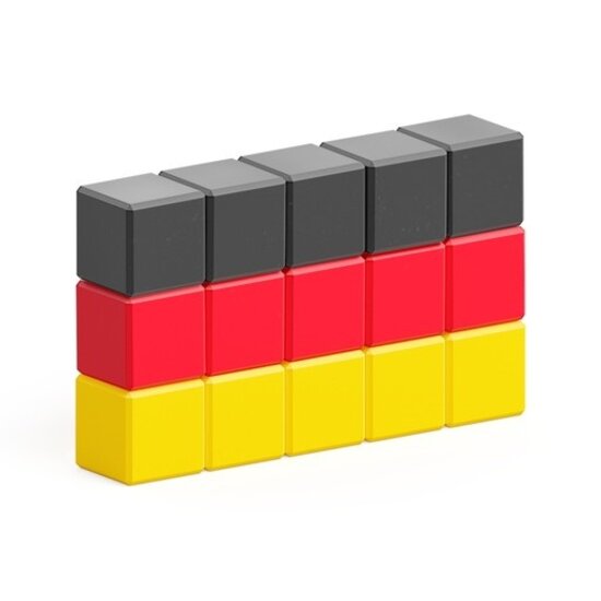 Pixio Pixio | Magnetische Blokken Story Series Flags 111 Stuks