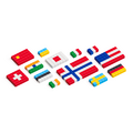 Pixio Pixio | Magnetic Blocks Story Series Flags, 111 pieces