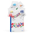 Pixio Pixio | Magnetic Blocks Story Series Flags, 111 pieces