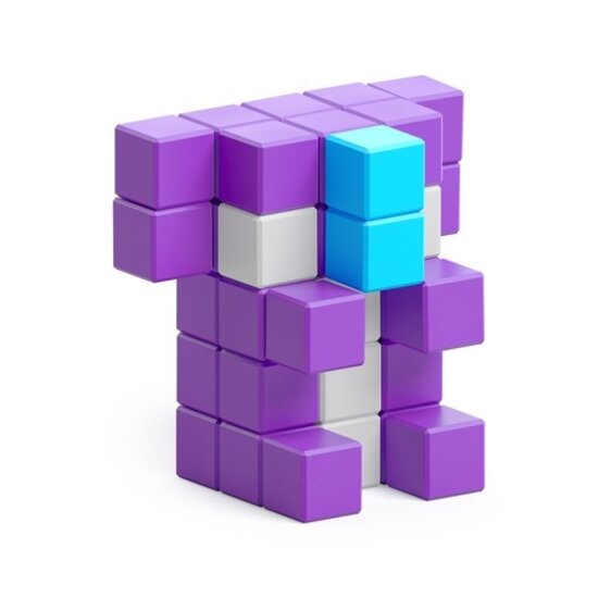 Pixio Pixio | Magnetic Blocks Story Series Mini Safari 137 Stuks