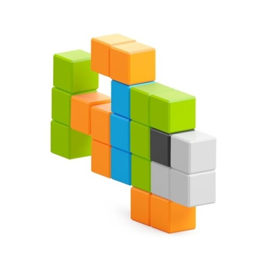 Pixio Pixio | Magnetic Blocks Story Series Mini Ocean 75 Pieces