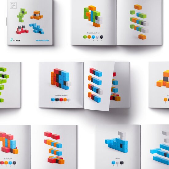 Pixio Pixio | Magnetic Blocks Story Series Mini Ocean 75 Pieces