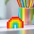 Pixio Pixio | Magnetische Blokken Story Series Rainbow  63 Stuks