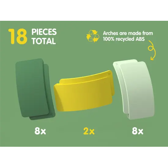 Waytoplay Waytoplay | Kit de démarrage Arches, 18 pièces