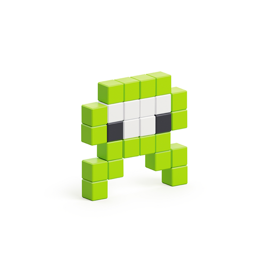 Pixio Pixio | Magnetbauklötze Story-Serie Mini Monsters Alienz, 26-teilig