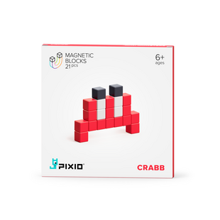 Pixio | Blocs magnétiques Story Series Mini Monsters Crabb, 21 pièces