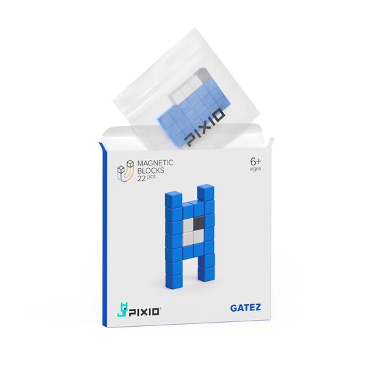 Pixio Pixio | Magnetic Blocks Story Series Mini Monsters Gatez, 22-teilig