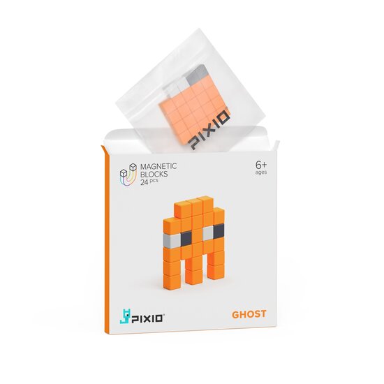 Pixio Pixio | Blocs magnétiques Story Series Mini Monsters Ghost, 24 pièces