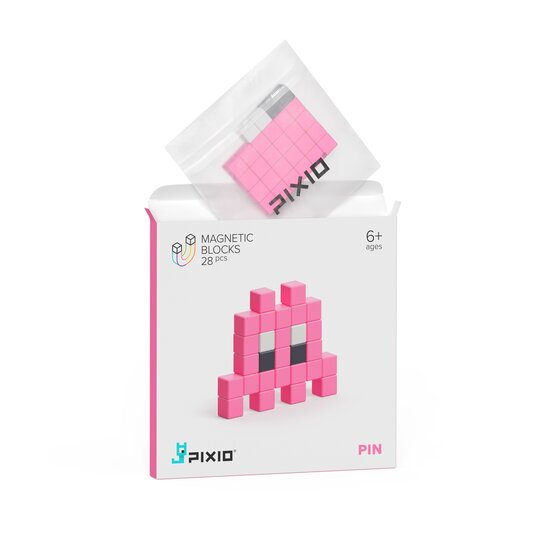 Pixio Pixio | Magnetische Blokken Story Series Mini Monsters Pin 28 Stuks