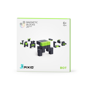 Pixio | Magnetic Blocks Story Series Bot, 24-teilig