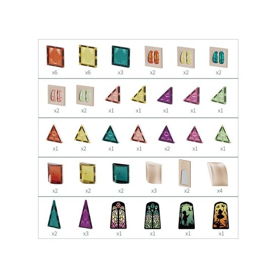 Topbright Topbright | Magart Magnetic Building Blocks, 64-piece set