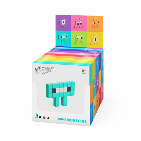 Pixio Pixio | Magnetic Blocks Story Series Mini Monsters Crabb, 21-teilig