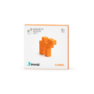 Pixio | Blocs magnétiques série Color Orange Camel, 11 pièces