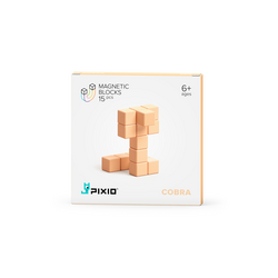Pixio | Magnetische Blokken Color Series Tan Cobra 15 Stuks