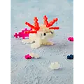 Plus-Plus Plus-Plus | Lernspielzeug Bausteine Axolotl Glow in the Dark 100 Stück