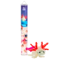 Plus-Plus Plus-Plus | Jouets éducatifs - Blocs de construction Axolotl phosphorescents, 100 pièces