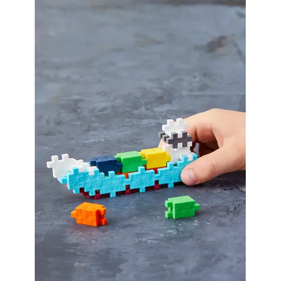 Plus-Plus PlusPlus | Jouets éducatifs : Porte-conteneurs, jeu de construction de 100 pièces